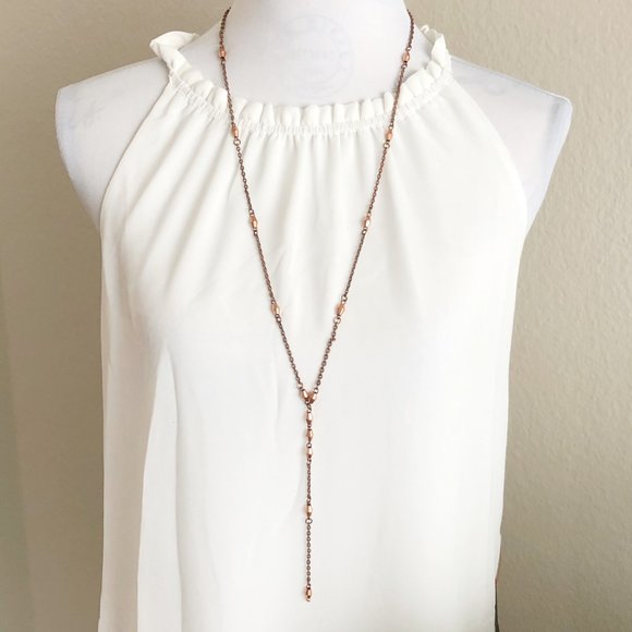 Vanessa Mooney The Cage Necklace in Brass - Picture 5 of 5